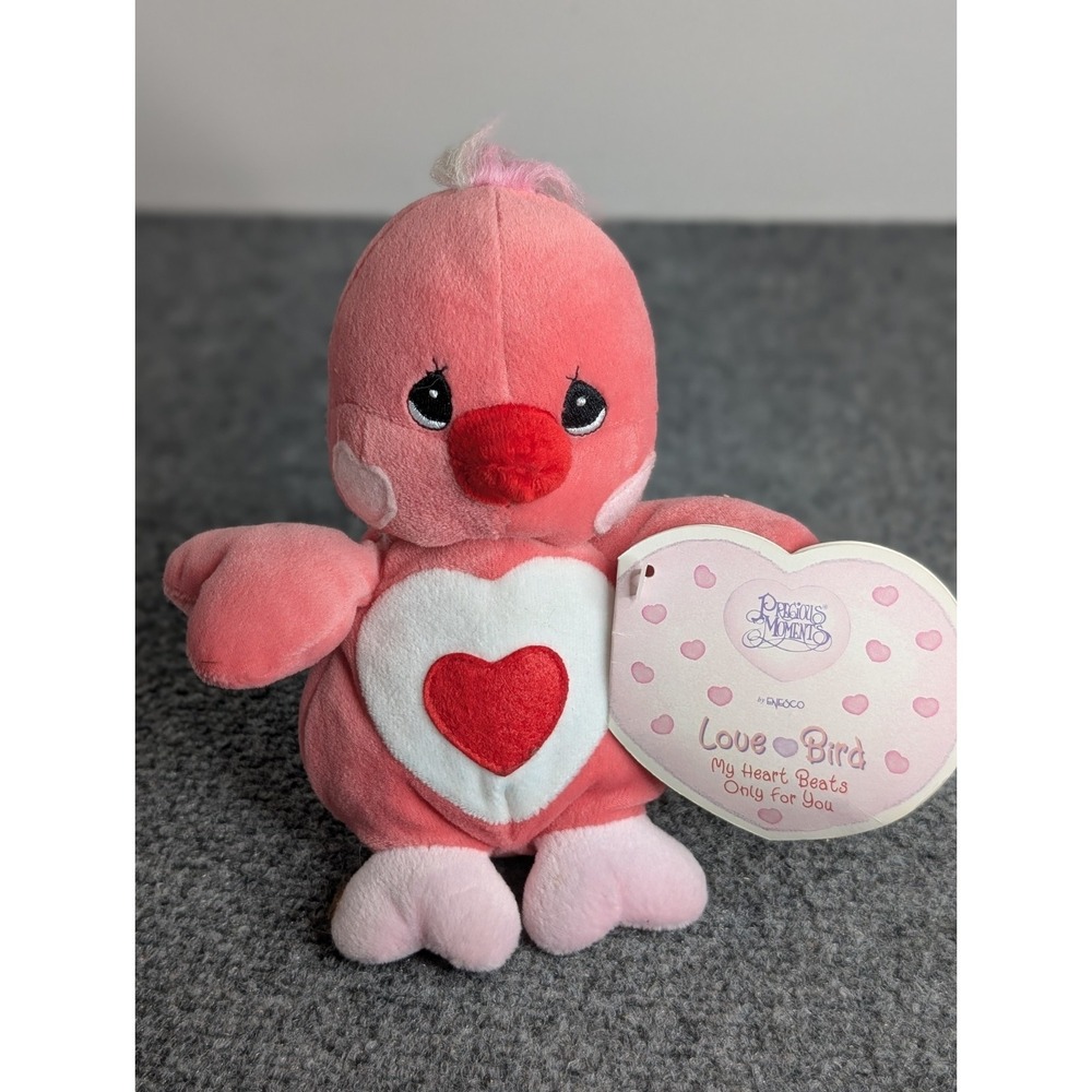 NEW Enesco Precious Moments Love Bird Bean Bag Plush 8" Collectible 2000 Vintage